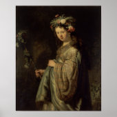 Rembrandt - Flora Poster (Voorkant)