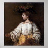 Rembrandt Flora Poster (Voorkant)