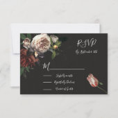 Rembrandt Floral Wedding-reactiekaarten RSVP (Voorkant)