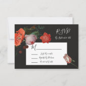 Rembrandt Floral Wedding-reactiekaarten RSVP (Voorkant)