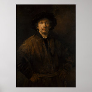Rembrandt - Groot zelfportret Poster
