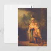 Rembrandt Harmensz. van Rijn Davids Abschied von J Briefkaart (Voorkant / Achterkant)