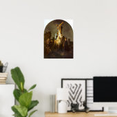 Rembrandt Harmenszoon van Rijn - Crucifixion Poster (Thuiskantoor)