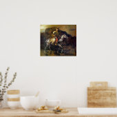 Rembrandt Harmenszoon van Rijn - De Poolse Rider Poster (Keuken)