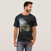 Rembrandt Harmenszoon van Rijn ontvoerde T-shirt (Voorkant volledig)
