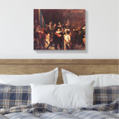 Rembrandt Harmenszoon van Rijn - The Night Watch Canvas Afdruk (Insitu (Slaapkamer))