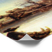 Rembrandt Harmenszoon van Rijn - Winter Landscape Poster (Hoek)