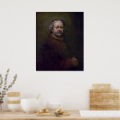Rembrandt Harmenszoon van Rijn - Zelfportret Poster (Keuken)