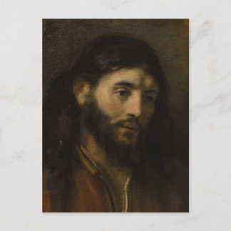 Rembrandt Head of Christus CC0923 Jesus portrettee Briefkaart