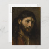 Rembrandt Head of Christus CC0923 Jesus portrettee Briefkaart (Voorkant / Achterkant)