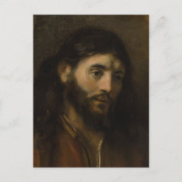 Rembrandt Head of Christus CC0923 Jesus portrettee Briefkaart