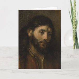 Rembrandt Head of Christus CC0924 Jesus portrettee Kaart