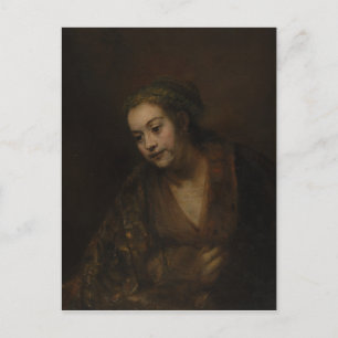 Rembrandt Hendrickje Stoffels Briefkaart