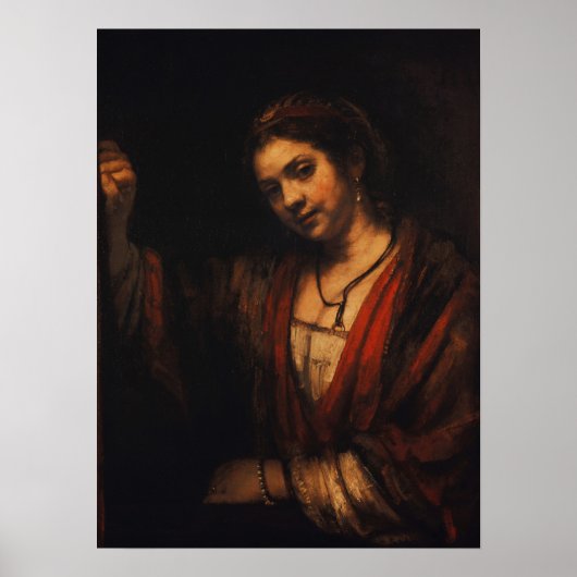 Rembrandt - Hendrickje Stoffels Poster (Voorkant)