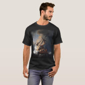 Rembrandt het Storm op het Zee van Galilea T-shirt (Voorkant volledig)