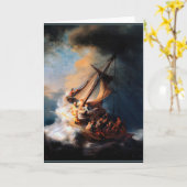 Rembrandt - het Storm van het Zee van Galilea Kaart (Gele Bloem)