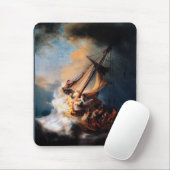 Rembrandt - het Storm van het Zee van Galilea Muismat (Met muis)