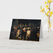 Rembrandt het Wenskaart van het Horloge van de Kaart (Gele Bloem)