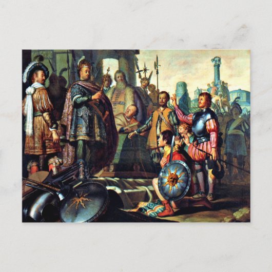 Rembrandt: Historie schilderen, 1626 illustraties Briefkaart (Voorkant)