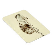 Rembrandt Ink Schets / Tekening van een leeuw Magneet (Rechterzijde)