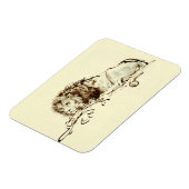 Rembrandt Ink Schets / Tekening van een leeuw Magneet (Linkerzijde)