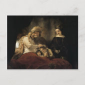 Rembrandt: Jacob Blessing the Children of Joseph Briefkaart (Voorkant)