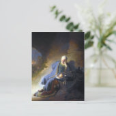 Rembrandt Jeremiah Lamenting over de vernietiging Briefkaart (Staand voorkant)