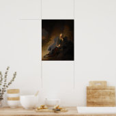 Rembrandt - Jeremiah rouwt over de vernietiging va Poster (Keuken)