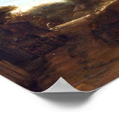 Rembrandt Landscape with a Stone Bridge Poster (Hoek)