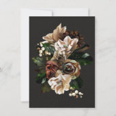 Rembrandt Magnolia Save the Date Huwelijk Kaart (Achterkant)