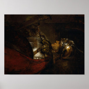 Rembrandt Man in Armor Poster