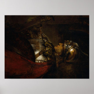 Rembrandt Man in Armor Poster