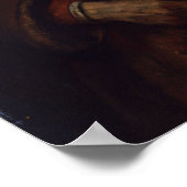 Rembrandt - Man in met ur gelijnde munt Poster (Hoek)