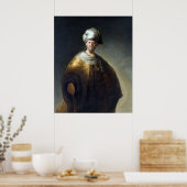 Rembrandt Man in Oriental Costume Poster (Keuken)