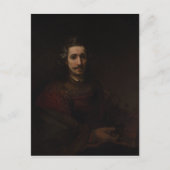 Rembrandt Man met een vergrootglas Briefkaart (Voorkant)