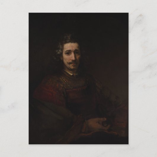 Rembrandt Man met een vergrootglas Briefkaart (Voorkant)