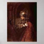 Rembrandt - Man met wapens (Alexander de Grote) Poster (Voorkant)