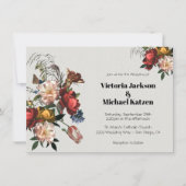 Rembrandt Modern Bloemendonk & Sfeervolle Trouwdag Kaart (Voorkant)