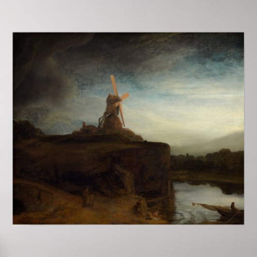 Rembrandt - Molen Poster (Voorkant)