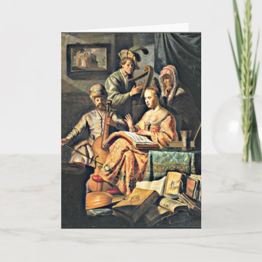 Rembrandt - Musical Allegory Kaart (Voorkant)