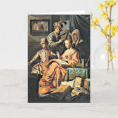 Rembrandt - Musical Allegory Kaart (Gele Bloem)