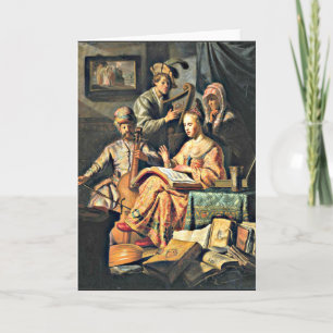 Rembrandt - Musical Allegory Kaart