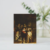 Rembrandt Nightwatch Night Watch Baroque schilderi Briefkaart (Staand voorkant)