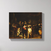 Rembrandt Nightwatch Night Watch Baroque schilderi Canvas Afdruk (Voorkant)