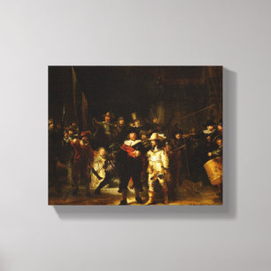 Rembrandt Nightwatch Night Watch Baroque schilderi Canvas Afdruk