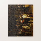 Rembrandt Nightwatch Night Watch Baroque schilderi Legpuzzel (Verticaal)