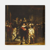 Rembrandt Nightwatch Night Watch Baroque schilderi Magneet (Voorkant)