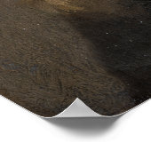 Rembrandt - onderzoek naar oud Man in profiel Poster (Hoek)