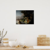 Rembrandt - ontvoering van europa poster (Keuken)