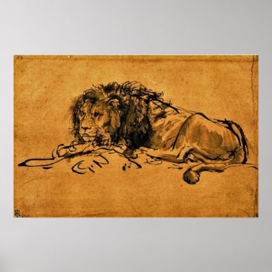 Rembrandt - Op het Poster van Rest Leo (Voorkant)